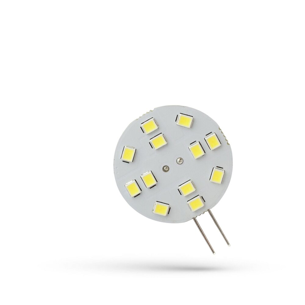 Spectrum LED G4  12V 2W 12 LED CW 30MM SPECTRUM Spectrum LED G4  12V 2W 12 LED CW 30MM SPECTRUM