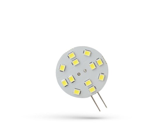 LED G4 12V 2W 12 LED CW 30MM SPECTRUM