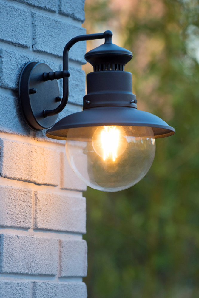 Lucide LED Wandlamp buiten FIGO - E27 fitting  - IP44 - excl. lichtbron Lucide LED Wandlamp buiten FIGO - E27 fitting  - IP44 - excl. lichtbron