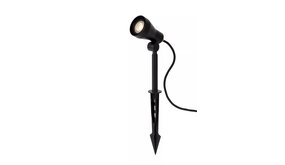 Lucide LED Tuinspot Buiten - SPIKE  - IP54 - GU10 Fitting Max 8W - Zwart