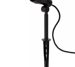 Lucide LED Tuinspot Buiten - SPIKE  - IP54 - GU10 Fitting Max 8W - Zwart