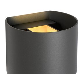 Lucide Lucide XIO - Wandlamp - LED Dimb. - G9 - 1x3,5W 2700K - Grijs