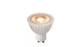 Lucide LED Spot GU10 -  Wit - 5W 320Lm - DTW 2200K - 3000K  922-930 Dim To Warm | CRI95 - Dimtone Dimbaar - vervangt 30W Lucide LED Spot GU10 -  Wit - 5W 320Lm - DTW 2200K - 3000K  922-930 Dim To Warm | CRI95 - Dimtone Dimbaar - vervangt 30W