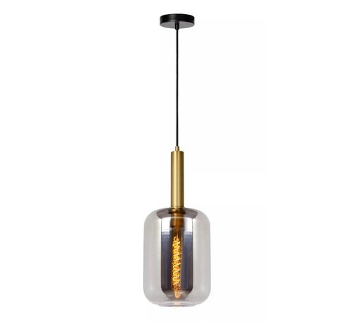 LED Hanglamp JOANET mat goud - E27 fitting - Fumé