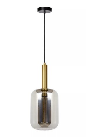 Lucide LED Hanglamp Fumé Glas Ø39 cm - 1x E27 - Zwart Lucide LED Hanglamp Fumé Glas Ø39 cm - 1x E27 - Zwart