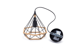Aigostar LED Hanglamp retro zwart - E27 fitting - 110cm hoog - Excl. lichtbron Aigostar LED Hanglamp retro zwart - E27 fitting - 110cm hoog - Excl. lichtbron