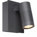 Lucide LED Dimbare Wandspot Buiten - 1x8W 2700K - IP54 - Antraciet Lucide LED Dimbare Wandspot Buiten - 1x8W 2700K - IP54 - Antraciet