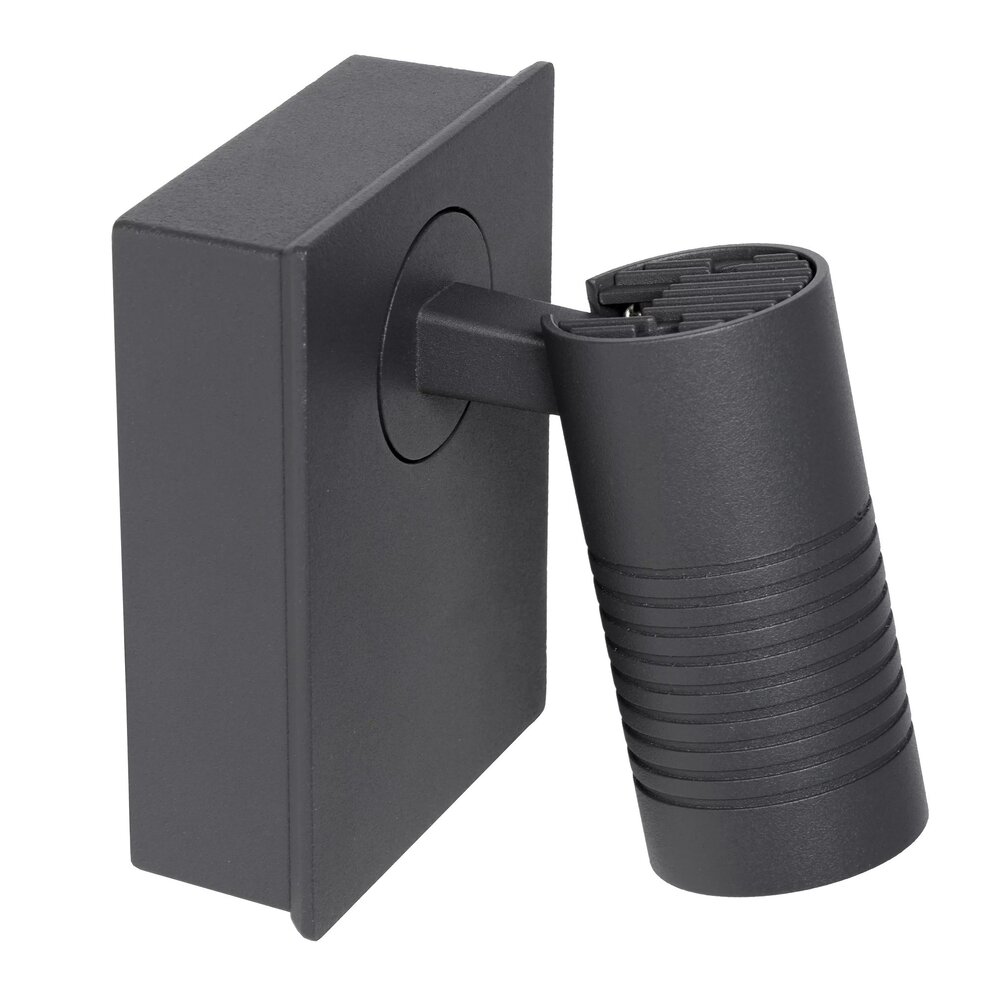 Lucide LED Dimbare Wandspot Buiten - 1x8W 2700K - IP54 - Antraciet Lucide LED Dimbare Wandspot Buiten - 1x8W 2700K - IP54 - Antraciet