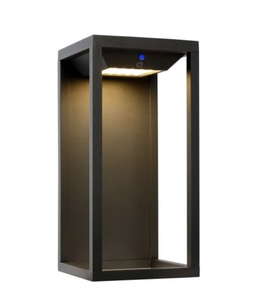 Lucide LED Wandlamp Buiten - Tenso Solar - 1x2,2W 3000K - IP54 - Antraciet Lucide LED Wandlamp Buiten - Tenso Solar - 1x2,2W 3000K - IP54 - Antraciet