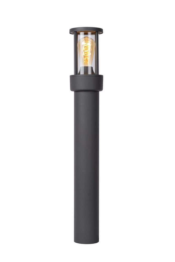 Lucide LED Sokkellamp Buiten - 1xE27 - IP44 - Antraciet Lucide LED Sokkellamp Buiten - 1xE27 - IP44 - Antraciet