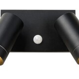 Lucide LED Wandspot Buiten - 2xGU10 - IP54 - Zwart Lucide LED Wandspot Buiten - 2xGU10 - IP54 - Zwart