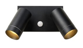 Lucide LED Wandspot Buiten - 2xGU10 - IP54 - Zwart Lucide LED Wandspot Buiten - 2xGU10 - IP54 - Zwart