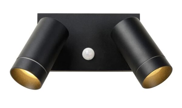 Lucide LED Wandspot Buiten - 2xGU10 - IP54 - Zwart Lucide LED Wandspot Buiten - 2xGU10 - IP54 - Zwart
