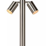 Lucide LED Sokkellamp Buiten - ¯ 6,3 cm - GU10 - 2x5W 2700K - IP44 - Mat chroom Lucide LED Sokkellamp Buiten - ¯ 6,3 cm - GU10 - 2x5W 2700K - IP44 - Mat chroom