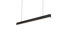 Spectrum voor de installateur: Betaalbare kwaliteit en veelzijdige LED-oplossingen LED Hanglamp zwart - 4000K helder wit licht - 72W - Up and down light - 168cm lang