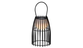 Lucide LED Tafellamp Buiten - Â¯ 17,5 cm - Dimb. - 1x0,3W 3200K - IP44 - Zwart