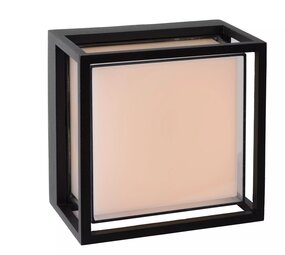 Lucide LED Wandlamp Buiten - 1x9,6W - 3000K - IP54 - Zwart