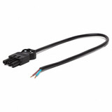 Wieland GST18I3 Aansluitsnoer Female connector | 40CM - 2x0.75 MM² - zwart
