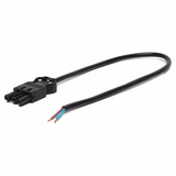 Wieland GST18I3 Aansluitsnoer Female connector | 40CM - 2x0.75 MM² - zwart
