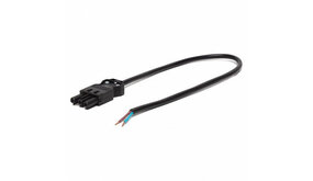 Wieland GST18I3 Aansluitsnoer Female connector | 40CM - 2x0.75 MM² - zwart Wieland GST18I3 Aansluitsnoer Female connector | 40CM - 2x0.75 MM² - zwart