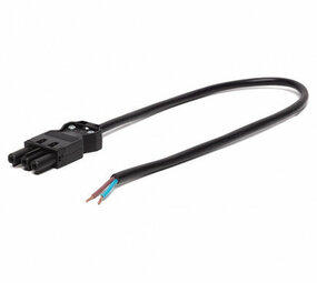 Wieland GST18I3 Aansluitsnoer Female connector | 40CM - 2x0.75 MM² - zwart