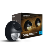 LED Wandlamp Solar - IP44 6lm 3000K warm wit licht - Duo-pack
