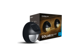 LED Wandlamp Solar - IP44 6lm 3000K warm wit licht - Duo-pack LED Wandlamp Solar - IP44 6lm 3000K warm wit licht - Duo-pack