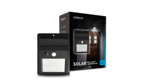 LED Wandlamp Solar met sensor - IP44 100lm 6000K daglicht wit licht