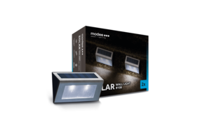 LED Wandlamp Solar duo-pack - IP44 - 12lm - 6000K daglicht wit LED Wandlamp Solar duo-pack - IP44 - 12lm - 6000K daglicht wit