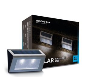 LED Wandlamp Solar duo-pack - IP44 - 12lm - 6000K daglicht wit