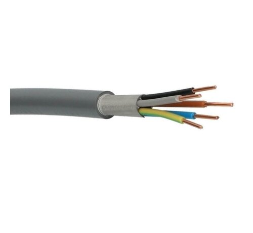 Installatiekabel YMvK - 5x2.5mm_ met grijze mantel rond Dca-s2,d2,a3 - 100 meter