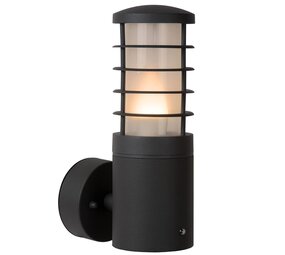 Lucide LED Wandlamp buiten SOLID - Â¯90mm - E27 fitting - IP54 - Antraciet