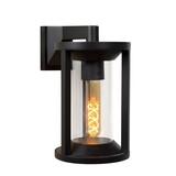 Lucide LED Wandlamp buiten CADIX - E27 fitting - IP65 - Zwart