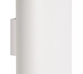 Lucide LED Wandlamp OVALIS - halfrond - Wit - voor 2x E14 - 230v aansluiting