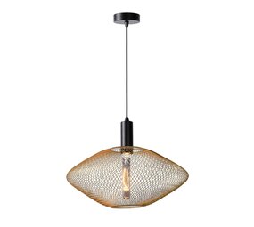 Lucide LED Hanglamp MESH - Mat goud - Â¯45- 1xE27 - 40W - Metaal