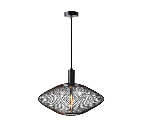 LED Hanglamp MESH - Zwart - ¯45- 1xE27 - 40W - Metaal