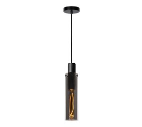 Lucide Hanglamp Orlando Fumé Glas Ø10 cm E27