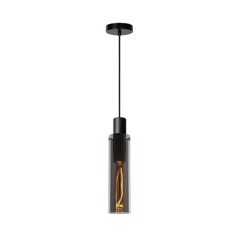 Lucide LED Hanglamp ORLANDO - ¯10cm - E27 fitting - Fumé Lucide LED Hanglamp ORLANDO - ¯10cm - E27 fitting - Fumé
