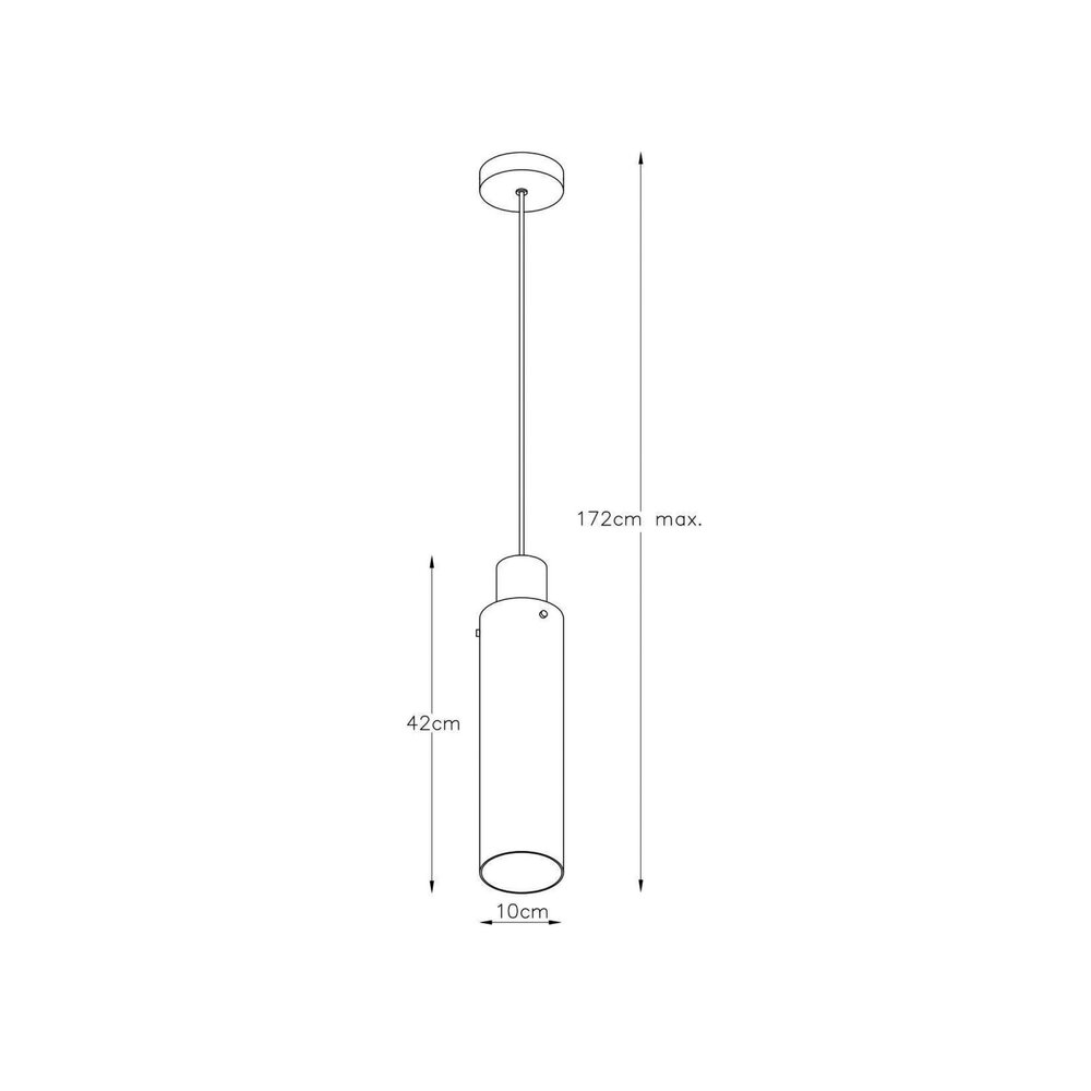 Lucide Hanglamp Orlando Fumé Glas Ø10 cm E27 Lucide Hanglamp Orlando Fumé Glas Ø10 cm E27
