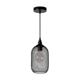 Lucide LED Hanglamp MESH - Zwart - Â¯15 - 1xE27 - 60W - Metaal
