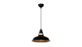 Lucide LED Hanglamp BRASSY-BIS - Zwart - Â¯31 - 1xE27 - 60W - Metaal