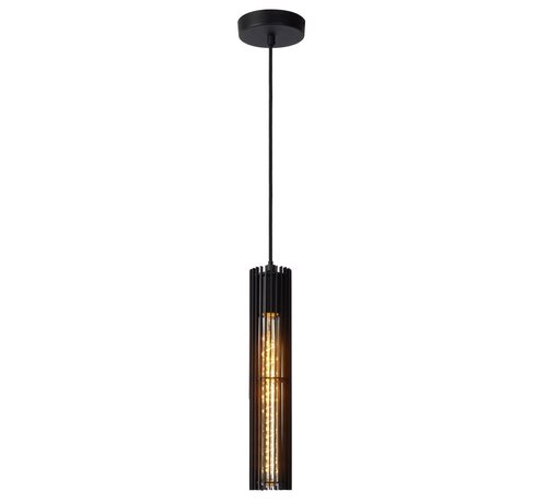 LED Hanglamp LIONEL - Zwart - ¯6,5 - 1xE27 - 40W - Metaal