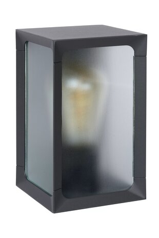 Lucide LED Wandlamp buiten CAGE - Antraciet - E27 fitting - IP44 - Antraciet Lucide LED Wandlamp buiten CAGE - Antraciet - E27 fitting - IP44 - Antraciet