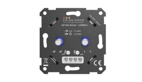 LCB LED LED Dimmer DUO inbouw - 2x 5-100W - Universeel Fase afsnijding LCB LED LED Dimmer DUO inbouw - 2x 5-100W - Universeel Fase afsnijding