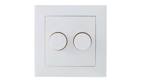 LED Dimmer DUO afdekraam / afdekplaat Modern - 84x84mm LED Dimmer DUO afdekraam / afdekplaat Modern - 84x84mm