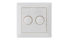 LCB LED LED Dimmer DUO afdekraam / afdekplaat Klassiek - 84x84mm LCB LED LED Dimmer DUO afdekraam / afdekplaat Klassiek - 84x84mm