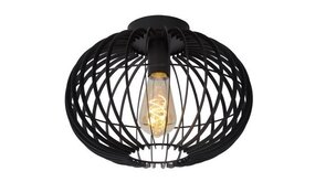 Lucide LED Plafondlamp REDA - zwart - 1x E27 fitting - 32cm Lucide LED Plafondlamp REDA - zwart - 1x E27 fitting - 32cm