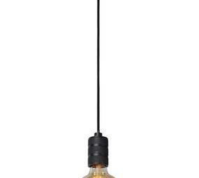 Lucide JOVA - Hanglamp - Ø 4,6 cm - 1xE27 - Zwart