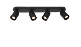 Lucide LED Plafondspot - Punch  Richtbaar - Zwart  Mat | 4x GU10 - 230v Lucide LED Plafondspot - Punch  Richtbaar - Zwart  Mat | 4x GU10 - 230v