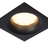 Lucide LED inbouwspot zwart - IP44 spatwaterdicht - GU10 fitting